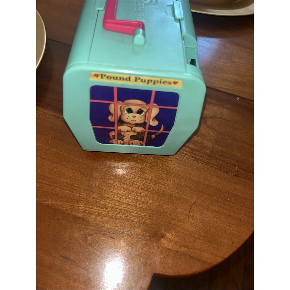 Vintage Pound Puppies Purries Playset Gym Olympics Galoob Pet Carrier 1995 Toy